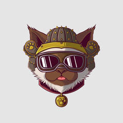 Cute Cat Vector Illustration