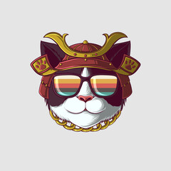 Cute Cat Vector Illustration