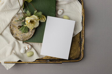5x7 Vintage Card Mpckup, Greeting Card Mockup, Invitation Mockup