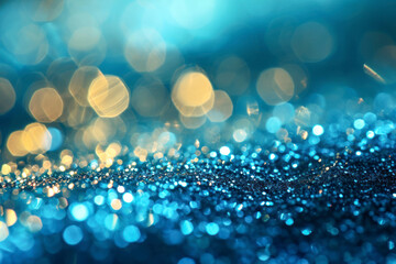 Abstract bright glitter blue background. elegant illustration.
