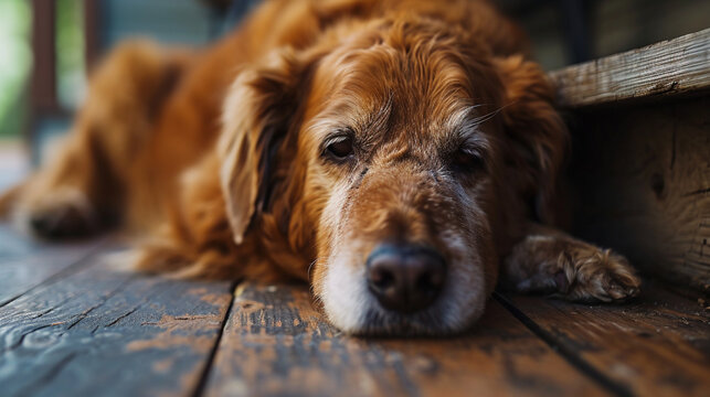 Senior Canine Arthritis Management:  A vet managing arthritis in a senior dog, highlighting compassionate care for aging animal companions