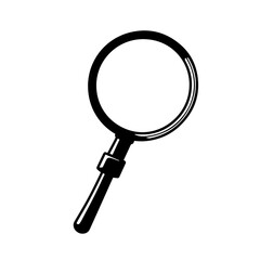 Classic Magnifying Glass Vector Design