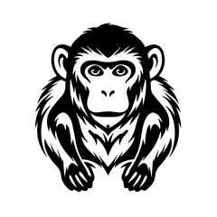 Playful Monkey Vector Illustration