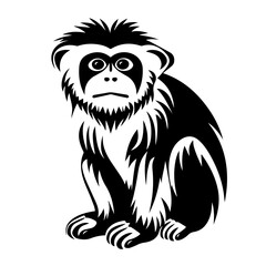 Playful Monkey Vector Illustration