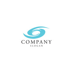 Fototapeta premium Technology cloud connection communication logo design timeless emblem brand identity logotype abstract minimalist monogram typography vector logo
