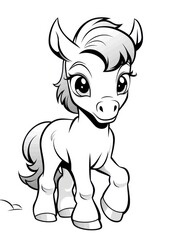 Obraz premium Coloring book page