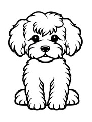 Fototapeta premium Coloring book page