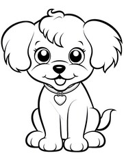 Fototapeta premium Coloring book page