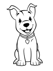 Obraz premium Coloring book page