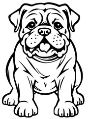 Fototapeta premium Coloring book page