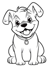 Fototapeta premium Coloring book page