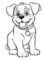 Fototapeta premium Coloring book page
