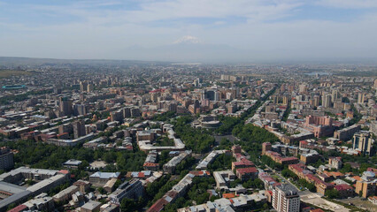 Yerevan city, Armenia, parks, buildings, streets, holiday, walking, summer