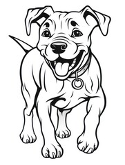 Fototapeta premium Coloring book page