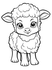 Fototapeta premium Coloring book page