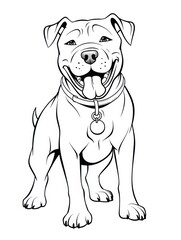Fototapeta premium Coloring book page