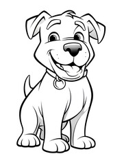 Fototapeta premium Coloring book page