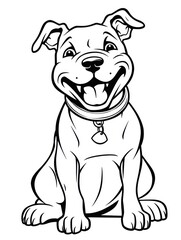 Fototapeta premium Coloring book page