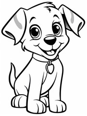 Fototapeta premium Coloring book page