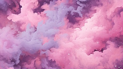 Fototapeta premium Pink abstract galaxy background.