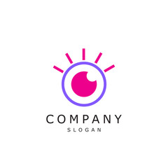 Fototapeta premium Eyebrow logo design timeless emblem brand identity logotype abstract minimalist monogram typography vector logo