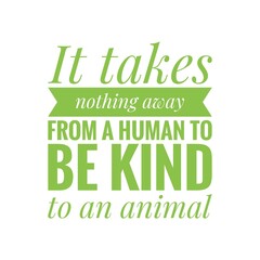 Vegan Quote Illustration