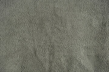 texture - grey rough fabric of a towel