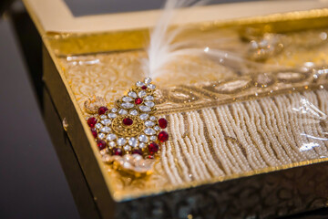 Indian Punjabi groom's traditional wedding jewelry