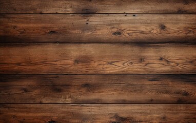 Obraz na płótnie Canvas Brown wood background, in the style of realistic landscapes with soft edges, rough hewn surfaces, 32k uhd, primitivist elements, dark proportions, hyper-detailed, spot metering.