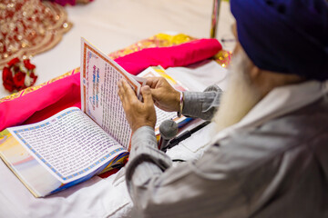 Indian Punjabi Sikh wedding ceremony rituals and ritual items