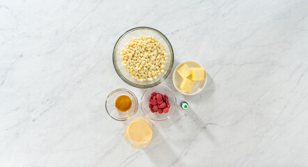 Green fudge with red hearts