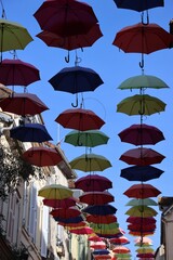 umbrellas in the old town 