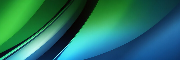 波状の抽象的な緑青の背景。流れるような曲線の形。このアセットは、Web サイトの背景、チラシ、ポスター、デジタル アート プロジェクトに適しています。 - obrazy, fototapety, plakaty