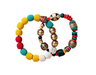 Fashion bracelets isolated png file