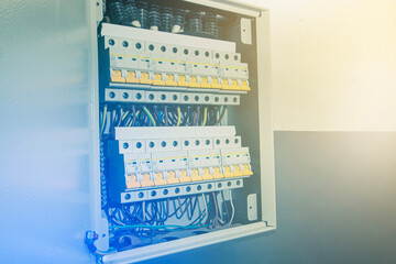 Switchboard equipment. Shield for enterprise electrification. Switchboard for control over...