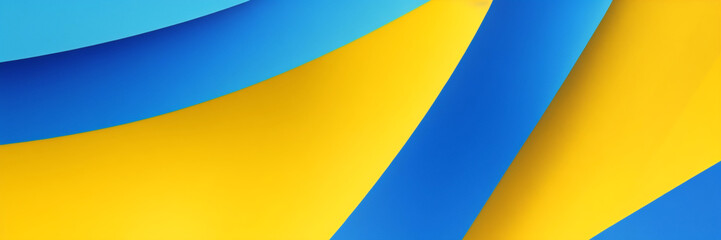 Gelber und blauer Hintergrund mit Streifen. Vektorabstraktes Hintergrundtexturdesign, helles Poster. Abstrakter Hintergrund moderne Hipster-futuristische Grafik. Mehrschichtiger Effekt mit Textur.