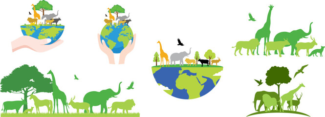 World Wildlife Day vector illustration concept 