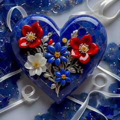 Valentine's Day greeting card is a reminder of love and tenderness