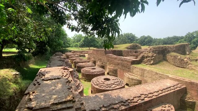 Ballal bati are the ruins of a small mosque that was the capital of the muslim nawabs of bengal in the 13th to 16th centuries in gaur, west bengal, India.