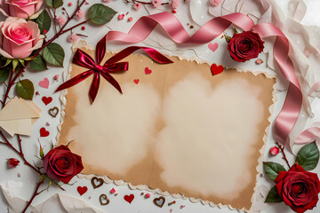 Valentine's Day greeting card is a reminder of love and tenderness