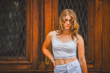 Fototapeta premium Teenager, Mädchen, Jugendliche