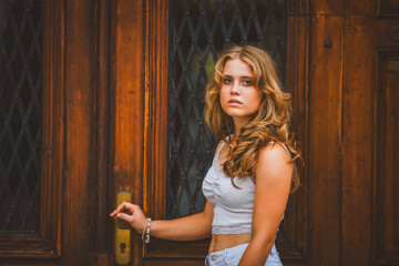 Fototapeta premium Teenager, Mädchen, Jugendliche