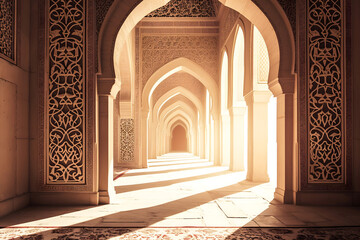 Fototapeta premium ramadan Kareem, Ramadan crescent moon, Eid Mubarak Islamic festival social media banner and Eid Mubarak Post Template, islam