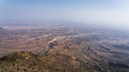 Jabal Samhan with majestic mountain range