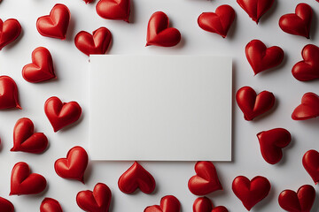 Romantic Gift Card Hearts