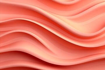 Vibrant Peach Fuzz 3D Abstract Art Background with Dynamic Textures for Graphic Design and Creative Projects