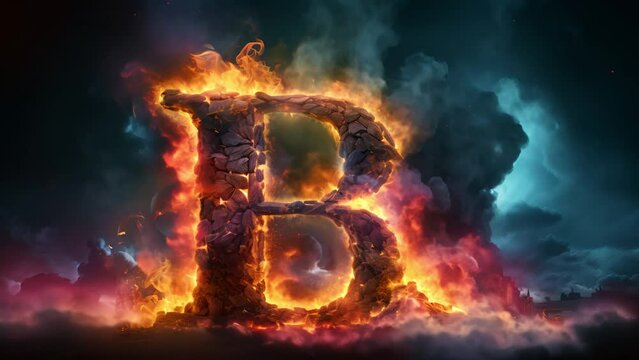 燃えるB文字,Generative AI 