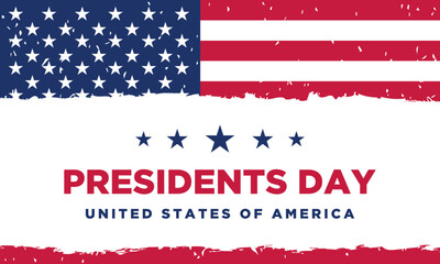 Presidents Day Background Design.