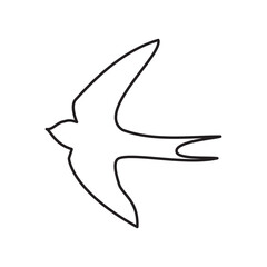 Illustration Vector Graphic of Bird icon design