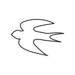 Illustration Vector Graphic of Bird icon design